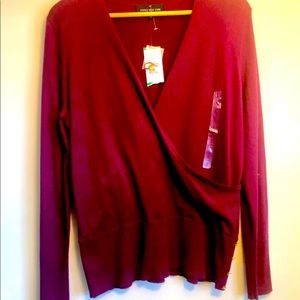 Jones NY Burgundy Sweater